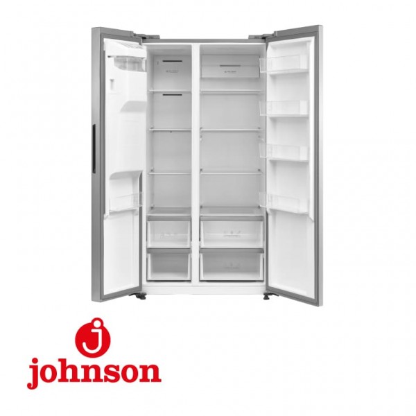 Frigorífico Americano Johnson JRSS1799ENX Dispensador Hielo y Agua Clase E Inox