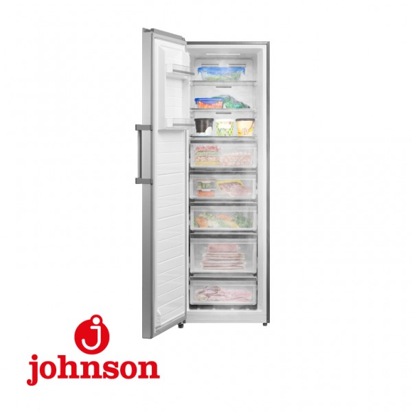 Congelador Vertical Johnson JRZ185ENX1 272L No Frost Dual Clase E Inox