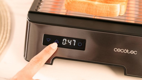 Tostador Cecotec NiceSlice Touch 1000W Horizontal Acero Inoxidable