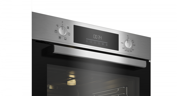 Horno Beko BBIE123001XD 72L Inox | Multifunción, SteamShine, Rail Telescópico A+