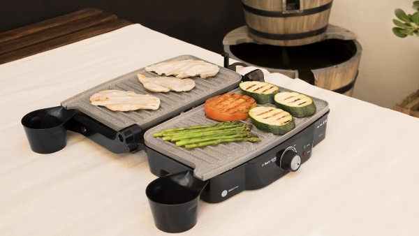 ROCK’NGRILL 1500 W Parrilla grill eléctrica