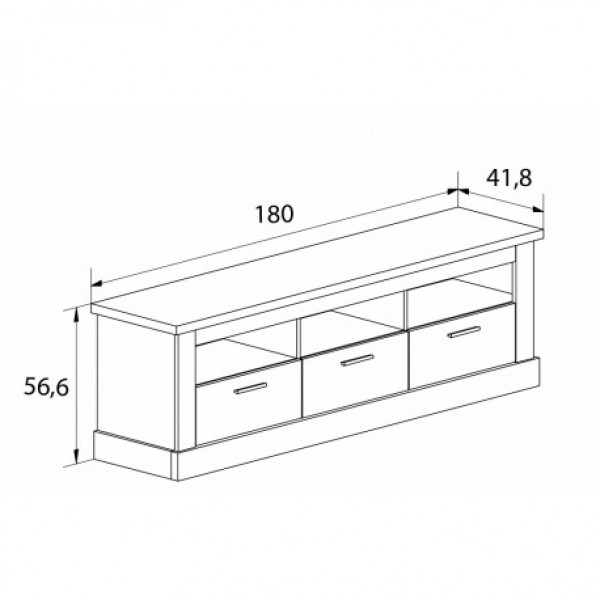 Composicion Apilable 276cm Modelo Chellen Ambiente 2 Cañón 
