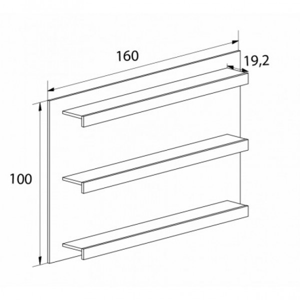 Composicion Apilable 276cm Modelo Chellen Ambiente 2 Cañón 