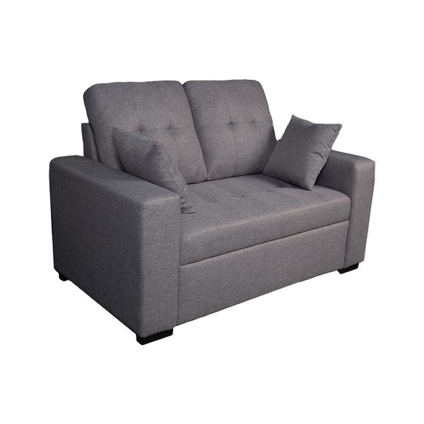 Sofá 2 Plazas Egeo Malmo Gris 140 cm Diseño Moderno