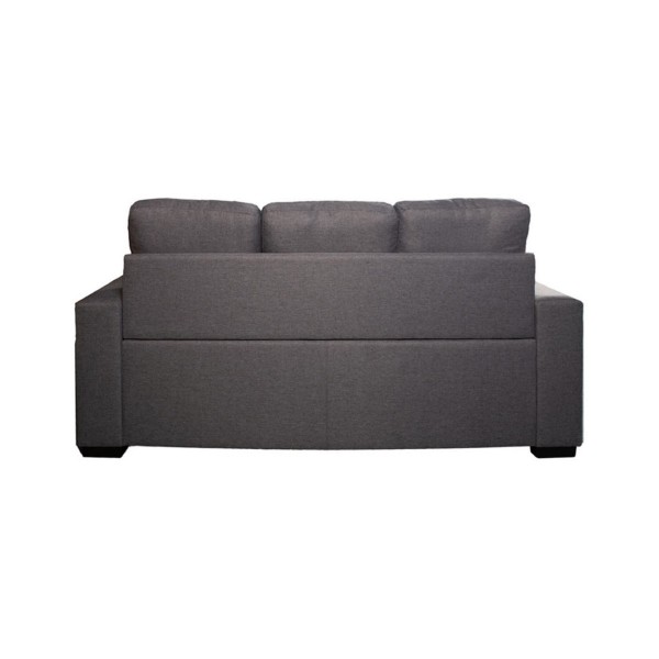 Sofá 3 Plazas Egeo Malmo Gris 188 cm Diseño Moderno