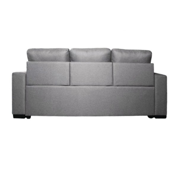 Sofá Cama Senra Malmo Gris 210 cm Apertura Frontal Extraíble