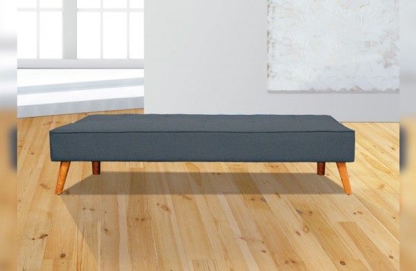 Sofa cama clic-clac pata madera modelo UNAI Gris