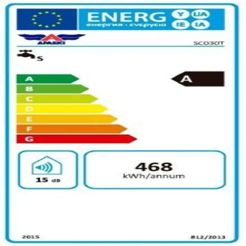 Termo Electrico Aparici SC030T 30L Plano Smart Biposicional