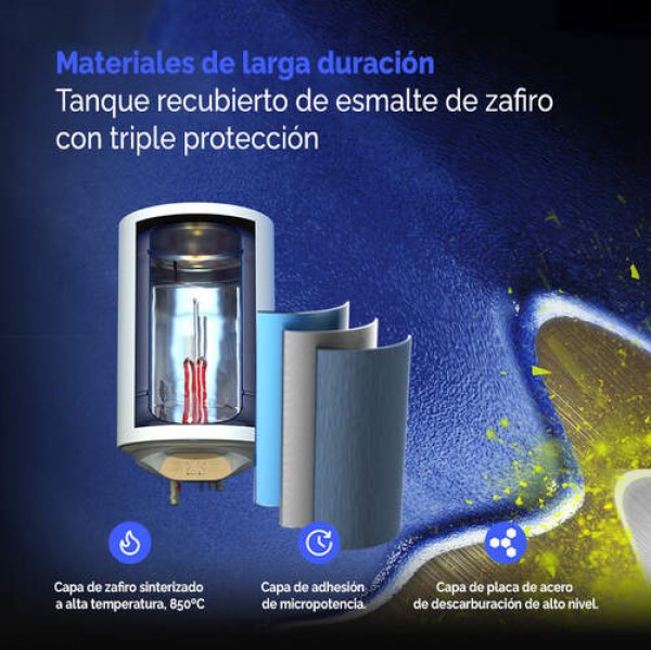 Termo eléctrico Ártica ATDB50 50 Litros Vertical 1500W 5 Bares 75ºC
