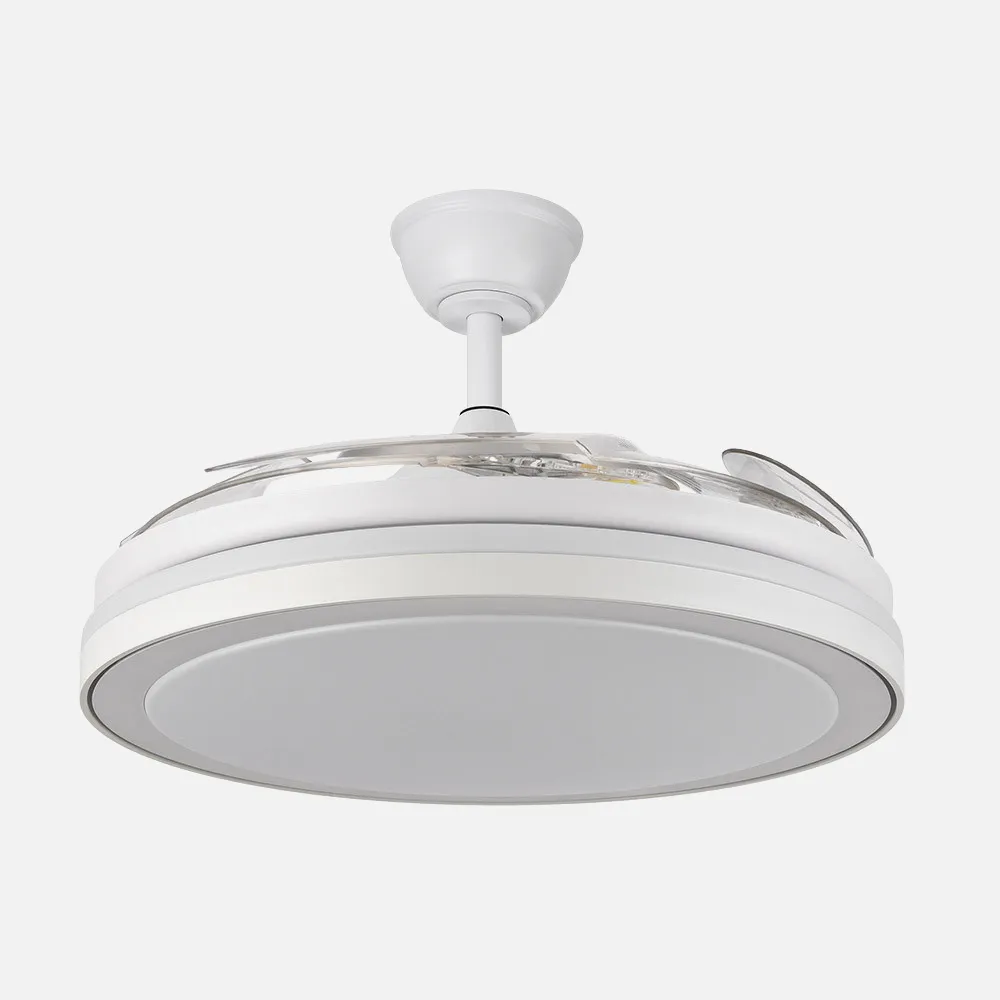 Ventilador Dc Esparta Maxi 80w 10255lm Blanco 132d 5asp 3000-4000-6000k Remoto+temporizado