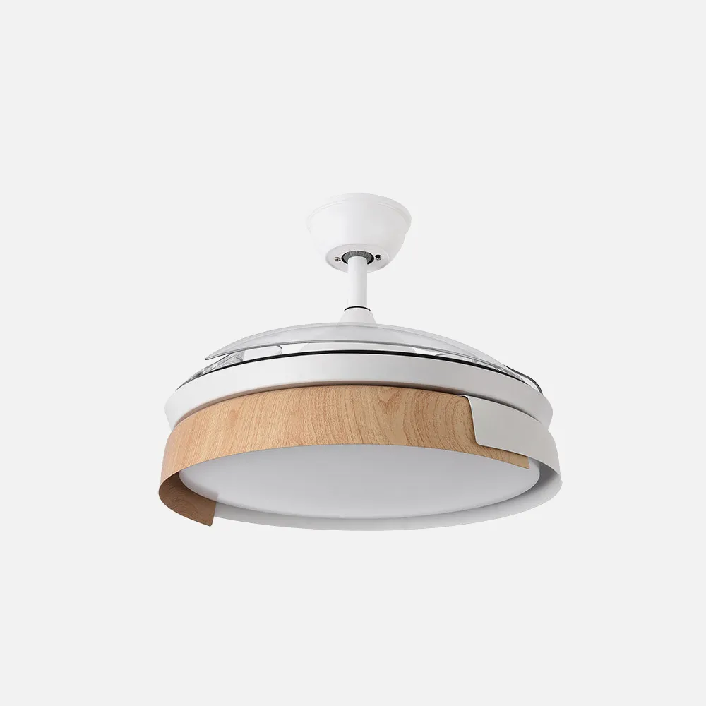 Ventilador Dc Provenza 72w 7200lm Blanco/haya 3asp.desplegables 36/51x50/107d.3col, Remoto