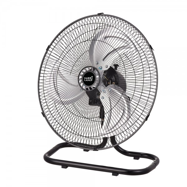 Ventilador 3 En 1 Recio Negro 50 D 3 Vel 70w 3 Aspas Aluminio En Plata Oscilante