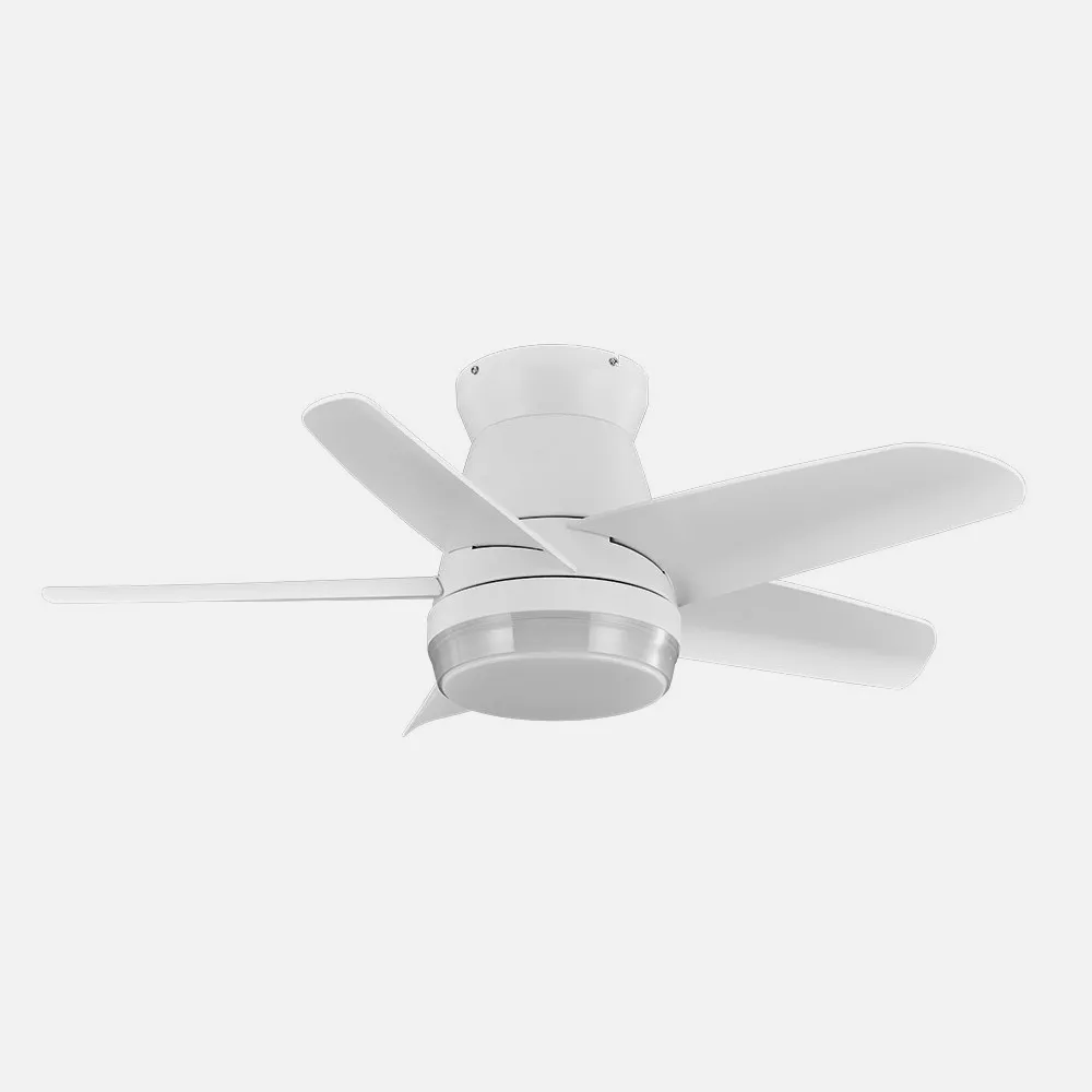 Ventilador Dc Neutron 24w 2400lm Blanc 5 Aspas 91d 3000k,4500k,6000k, Remoto+temporizador+
