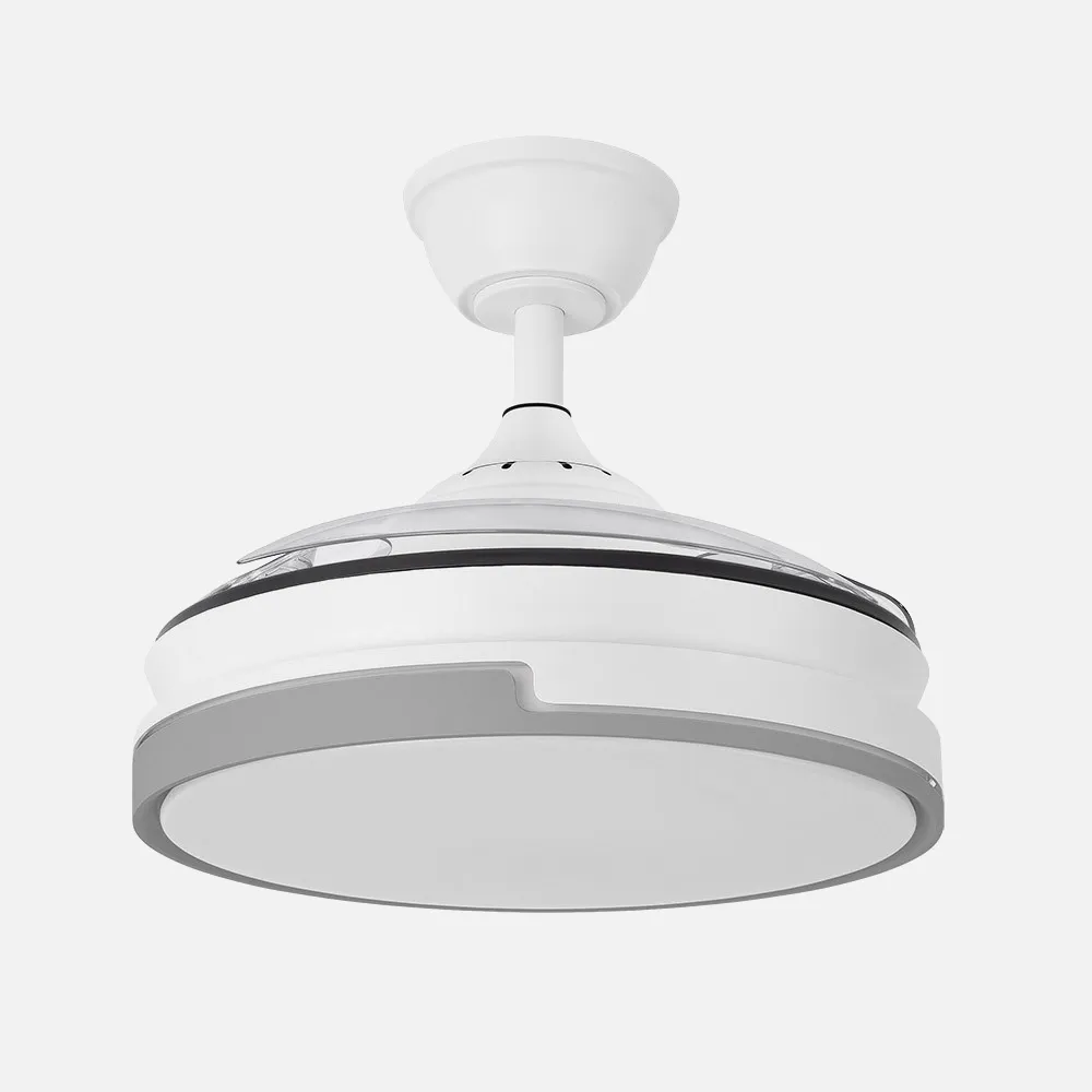 Ventilador Dc Papiro Mini 59w Blan/gris 3asp.91d 6980lm 
