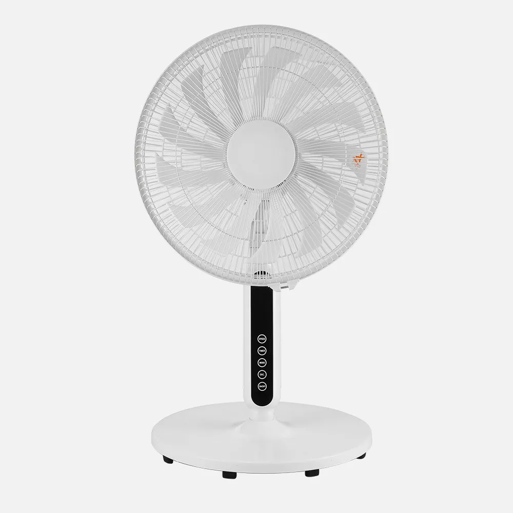 Ventilador De Pie Torbellino Blanco 3velocidades 60w 13aspas Regx41x41 Display Oscilante r
