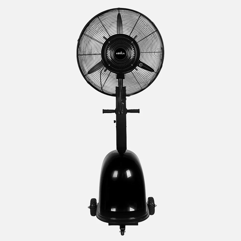Ventilador Nebulizad.de Pie Napoleon Negro 1 velocidad 260w 3 aspas 175x65x55cm Tanque Agu