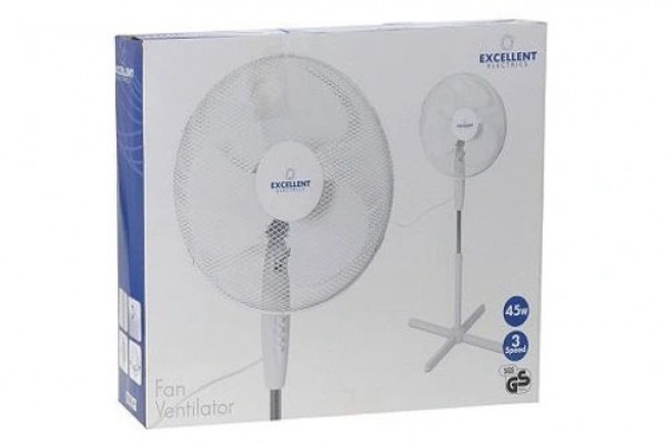 Ventilador Pie Excellent Electrics DX5000030 45W 40cm 3 Velocidades