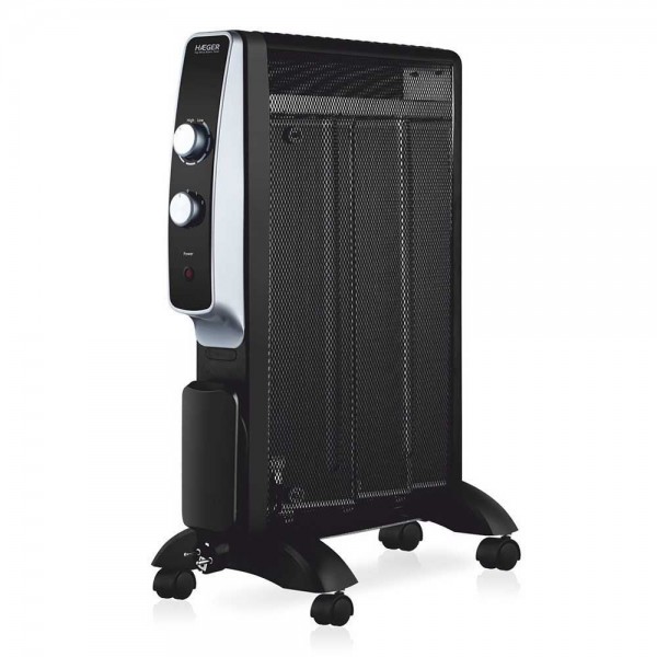 Radiador de Mica Haeger MH15B007A 1500W Termostato y Protección Antisobrecalentamiento