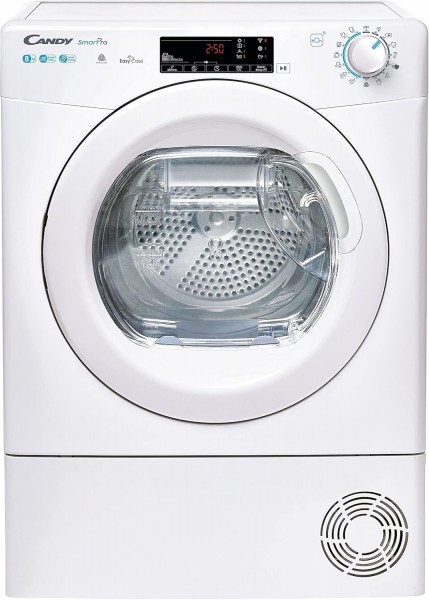 Secadora Candy CROEH8N2TES 8 kg Bomba de Calor D con WiFi y 14 Programas