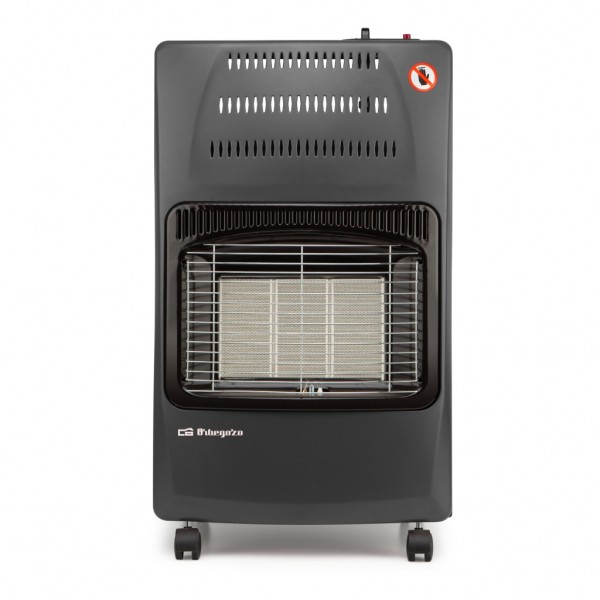 Estufa Catalítica Orbegozo HCE60 4200W Negra Gas Butano Segura y Eficiente