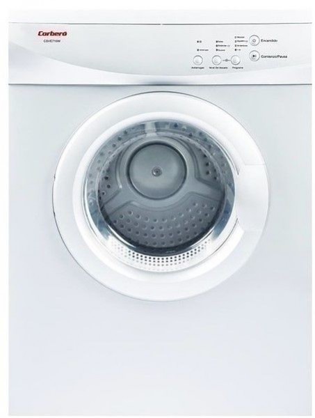 Secadora Corberó CSVE710W, Blanco, 7 kg, Evacuación, C