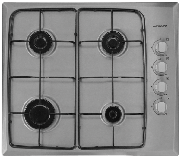 Encimera Benavent BE9140X 4 fuegos  inox