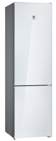 Balay 3KFD765BI Frigorífico Combi 203x60cm Clase D Cristal Blanco