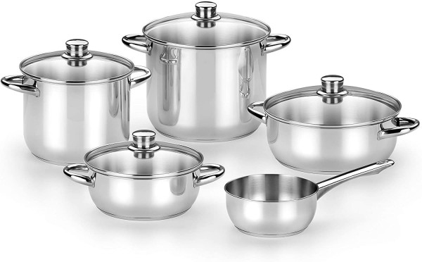 Bateria de cocina Monix M450001, OPTIMA 5P-TC
