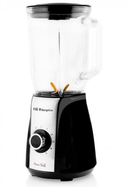 Batidora de vaso Orbegozo BV6575, Negro, 600 W