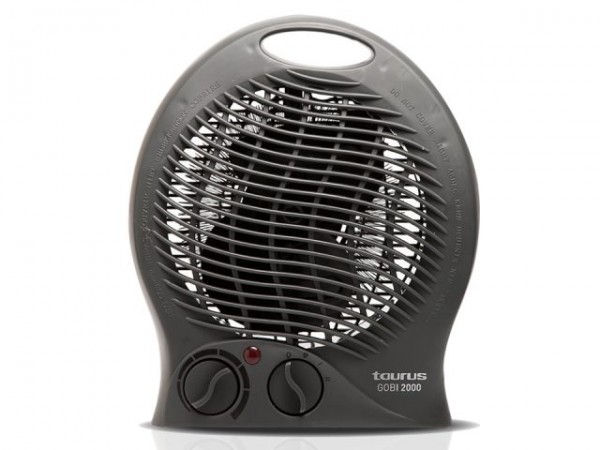 CALEFACTOR TAURUS GOBI VERTICAL 2000W 3 POSICIONES FRIO/CALOR TERMOSTATO REGULABLE