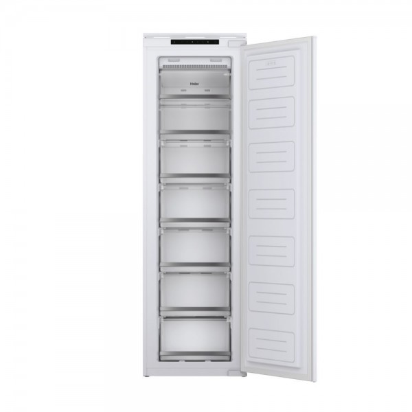 CONGELADOR VERTICAL INTEGRABLE HAIER HFE172NFDE NO FROST F 176,9x54cms