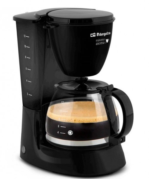 Cafetera goteo Orbegozo CG4060N, 12 tazas, 1,3L