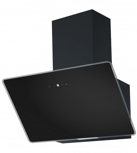 Campana Midea MH90A3200BES Inclinada 90cm cristal Negro D 630m3