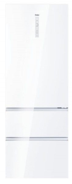 Frigorifico Combi Haier 3 Puertas HTW7720DNGW 200x70cm DCristal Blanco