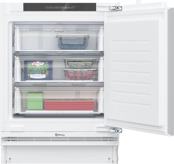 Congelador Vertical Balay 3GUE033F 85L No Frost Clase E Blanco Silencioso Bajo Encimera