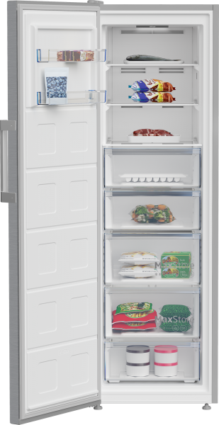 Congelador Vertical Beko B3RMFNE314XB 185x60cm E No Frost