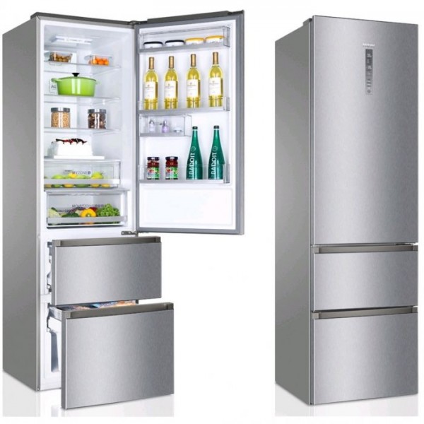  Frigorífico Combi Haier A3FE837CGJ 200x59.5x65.7cm
