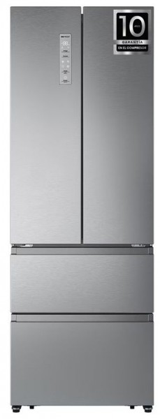 Frigorífico Combi Hisense RF632N4AIC1 485L No Frost Total Inox Clase C