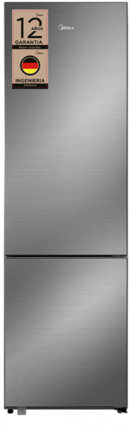 Frigorífico Combi Midea MDRB600MME46 370L No Frost Clase E 201x60cm Inox con Cajón 0ºC