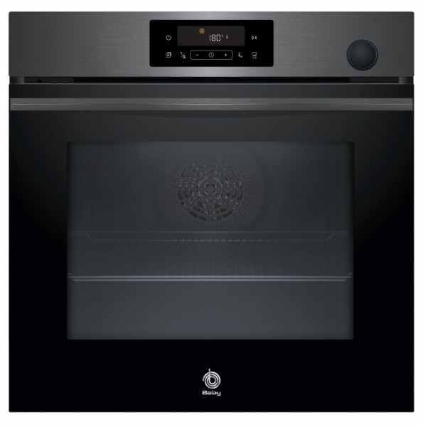 Horno Balay 3HA4121G3 Grafito 71L Vapor + Freidora Aire | Multifunción 8 Programas A+++