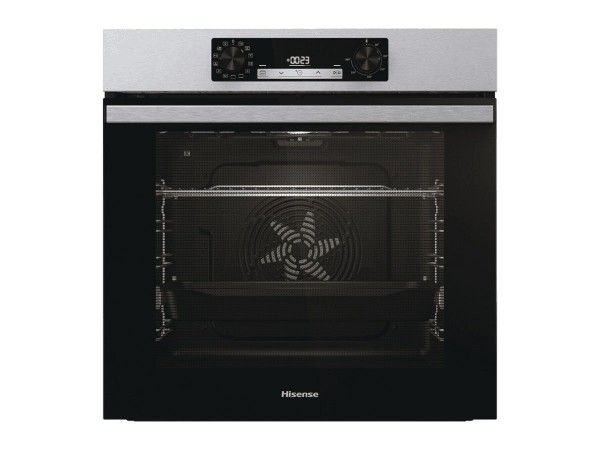Horno Hisense BI64EPXE1SOL 77L Inox | Pirolítico A+ con Grill y Cocción Simultánea
