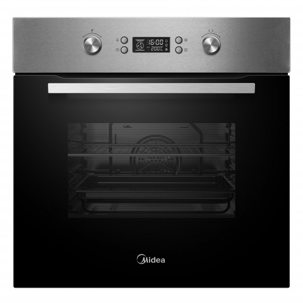 Horno Midea MBO65M80E0X 65L Inox Negro | Multifunción, Gran Capacidad y Clase A
