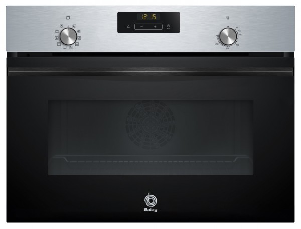 Horno compacto Balay 3CB4130X3 Inox 47L | Multifunción 7 Programas, Aqualisis y Puerta Frí