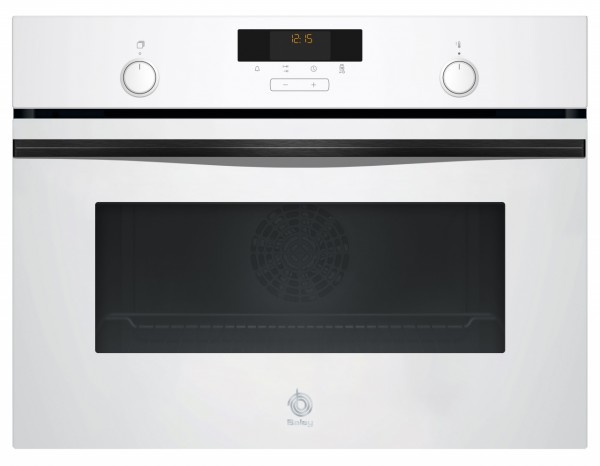 Horno compacto Balay 3CB5159B3 Blanco 45cm 47L Multifunción 7 Programas Aqualisis Clase A