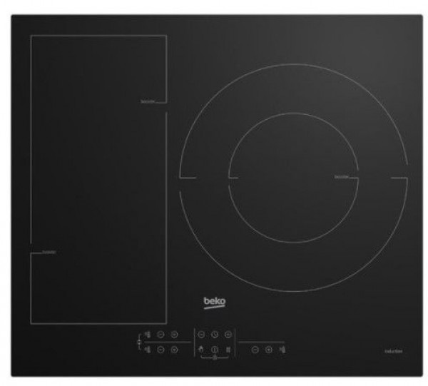 Induccion Beko HII63201FMT, 3 zonas, 60cm