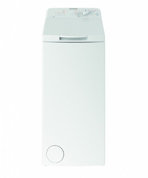 Lavadora Indesit BTWL60400SPN 6kg Carga Superior, 1000rpm, Clase C, Libre instalación