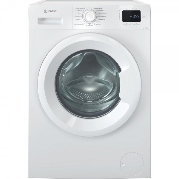 Lavadora Indesit 6kg Carga Frontal – 1000 rpm – Clase B – Modelo IM640MYTIMEEE