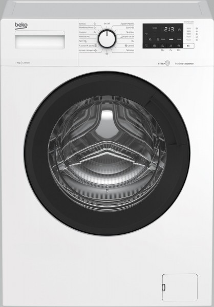 Lavadora carga frontal Beko WTA7612XSWR Blanco 7 kg 1200 rpm D