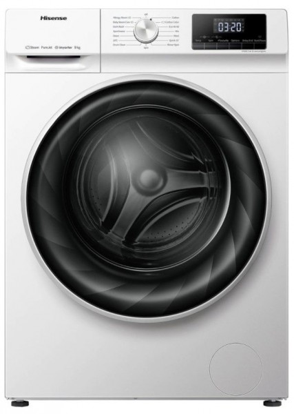 Lavadora carga frontal Hisense WFQY901429VJM Blanco 9 kg 1400 rpm A