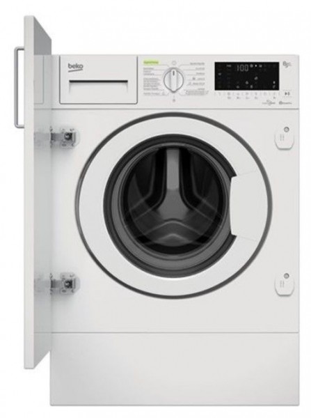 Lavadora Secadora integrable Beko HITV8734B0BTR Blanco lavado 8 kg secado 5 kg 1400 rpm D